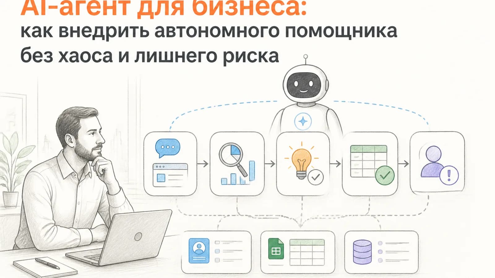 AI-агент для бизнеса: где он действительно полезен и как внедрять без риска