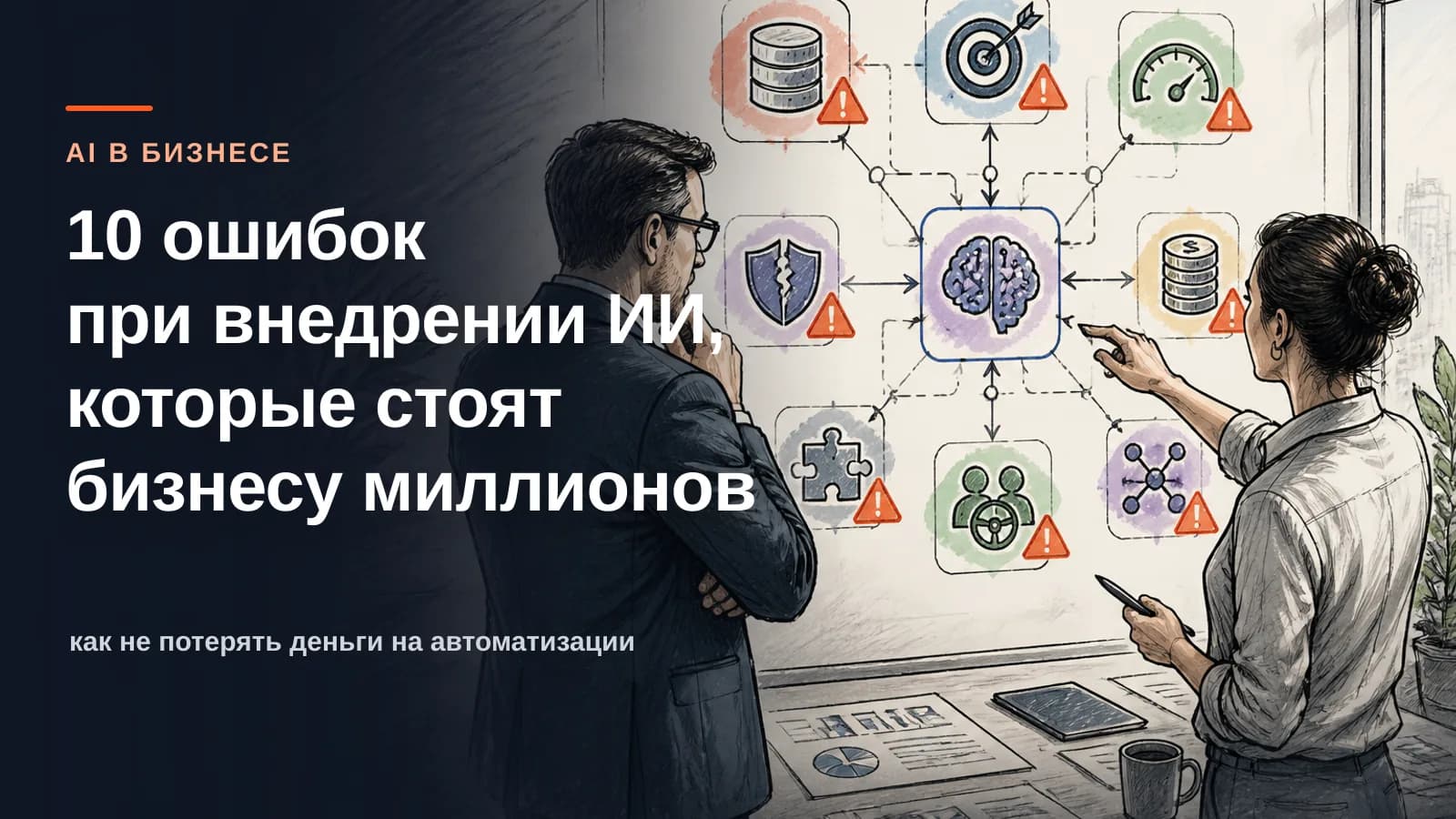 10 ошибок при внедрении ИИ, которые стоят бизнесу миллионов