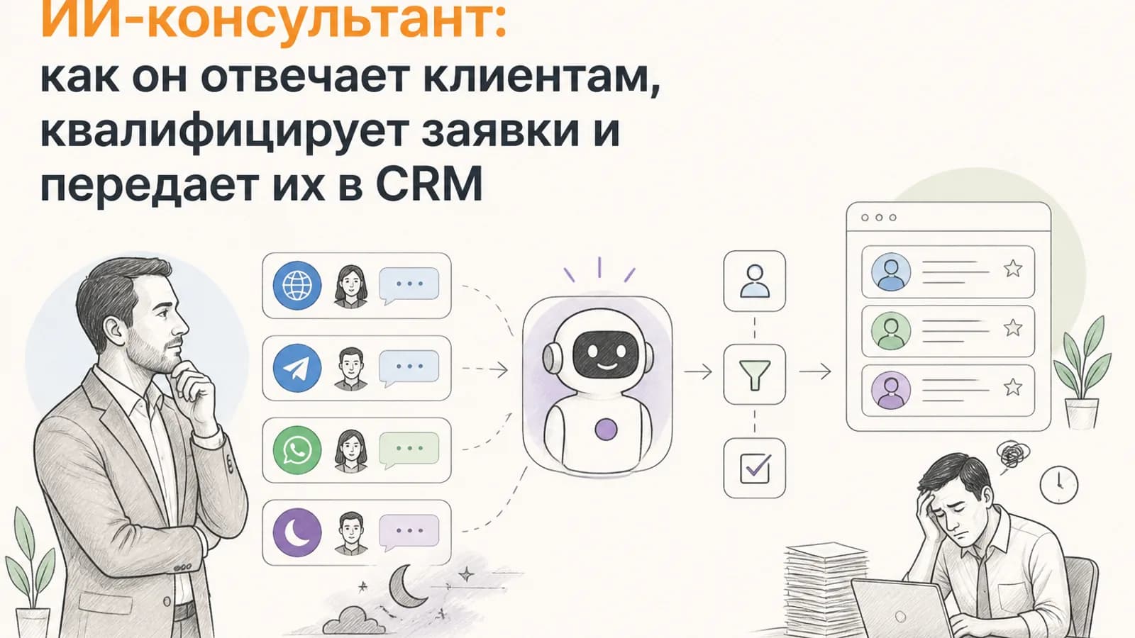 ИИ-консультант: как отвечать клиентам быстрее и не потерять качество сервиса