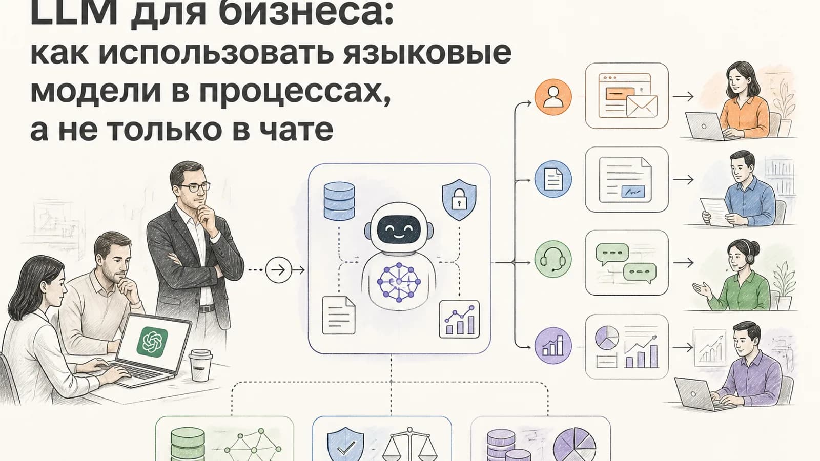 LLM для бизнеса: где языковые модели дают пользу, а где только создают риск