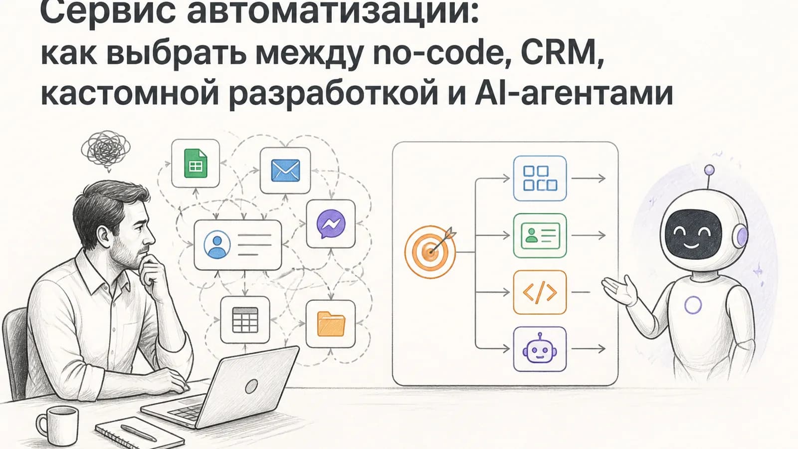 Сервис автоматизации: как выбрать решение и не собрать хаос из инструментов
