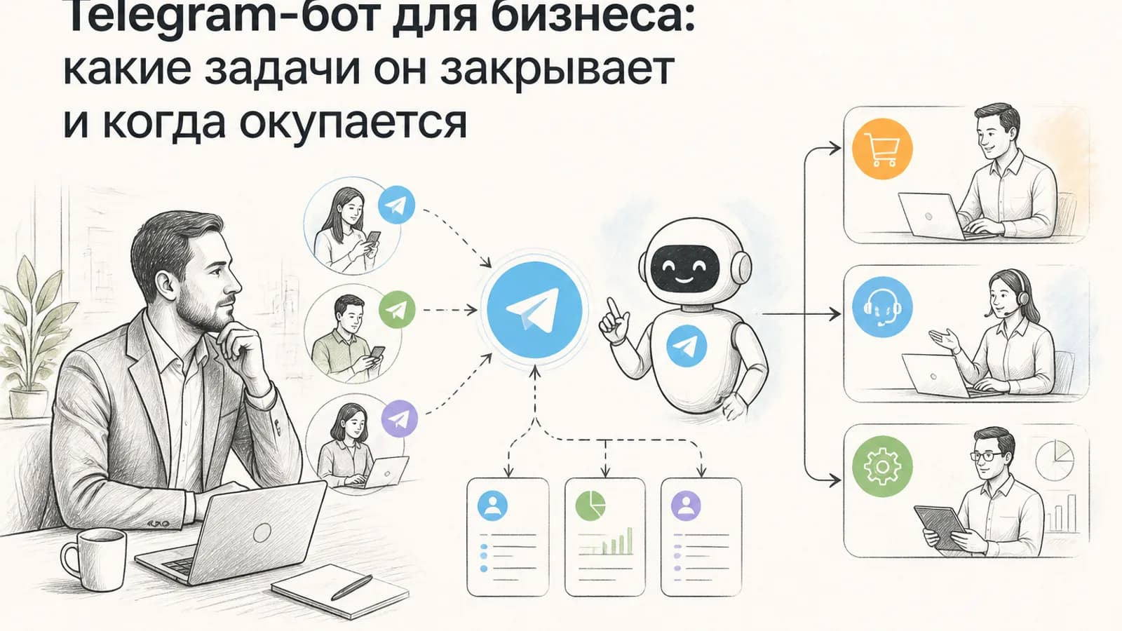 Telegram-бот для бизнеса: какие задачи он закрывает и когда действительно нужен
