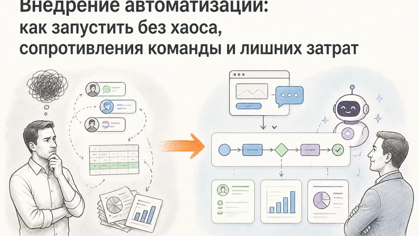 Внедрение автоматизации: как пройти путь от хаоса в процессах до работающей системы
